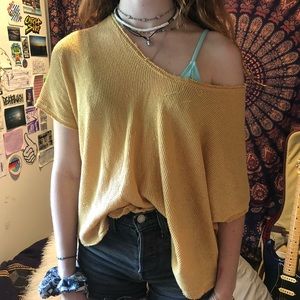 yellow urban outfitters top